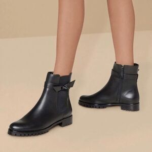 Alexandre Birman Clarita Rain Waterproof Black Bootie size 41.5